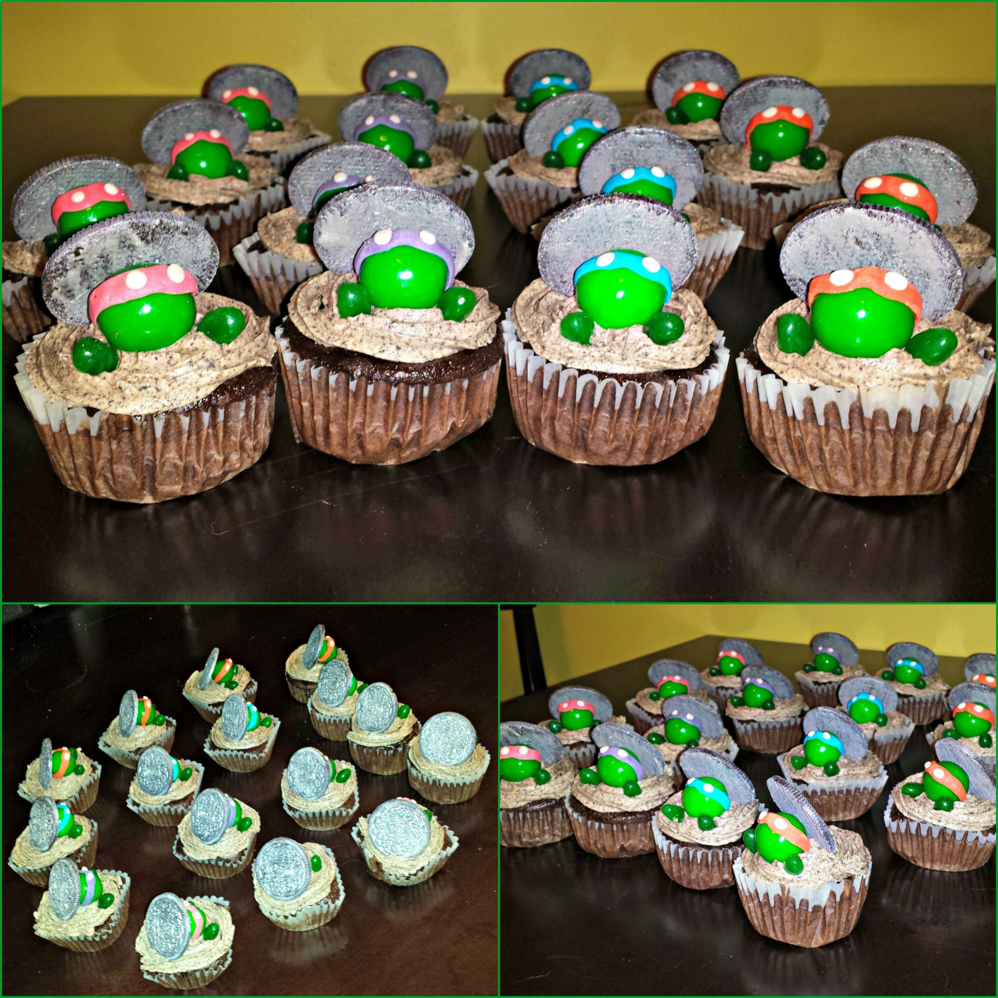 Ninja Turtles cupcakes