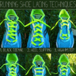 Running shoe lacing techniques for runners