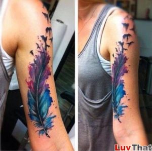 21 Great Watercolor Tattoos – LuvThat