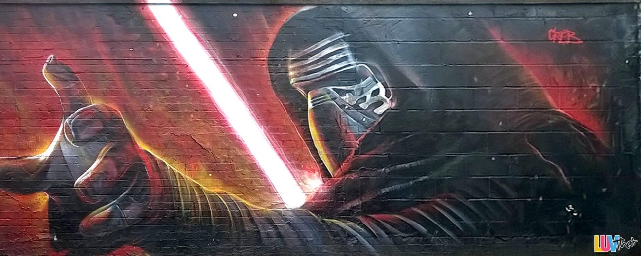 featured Perspective adjusted starwars Kylo-Ren mural