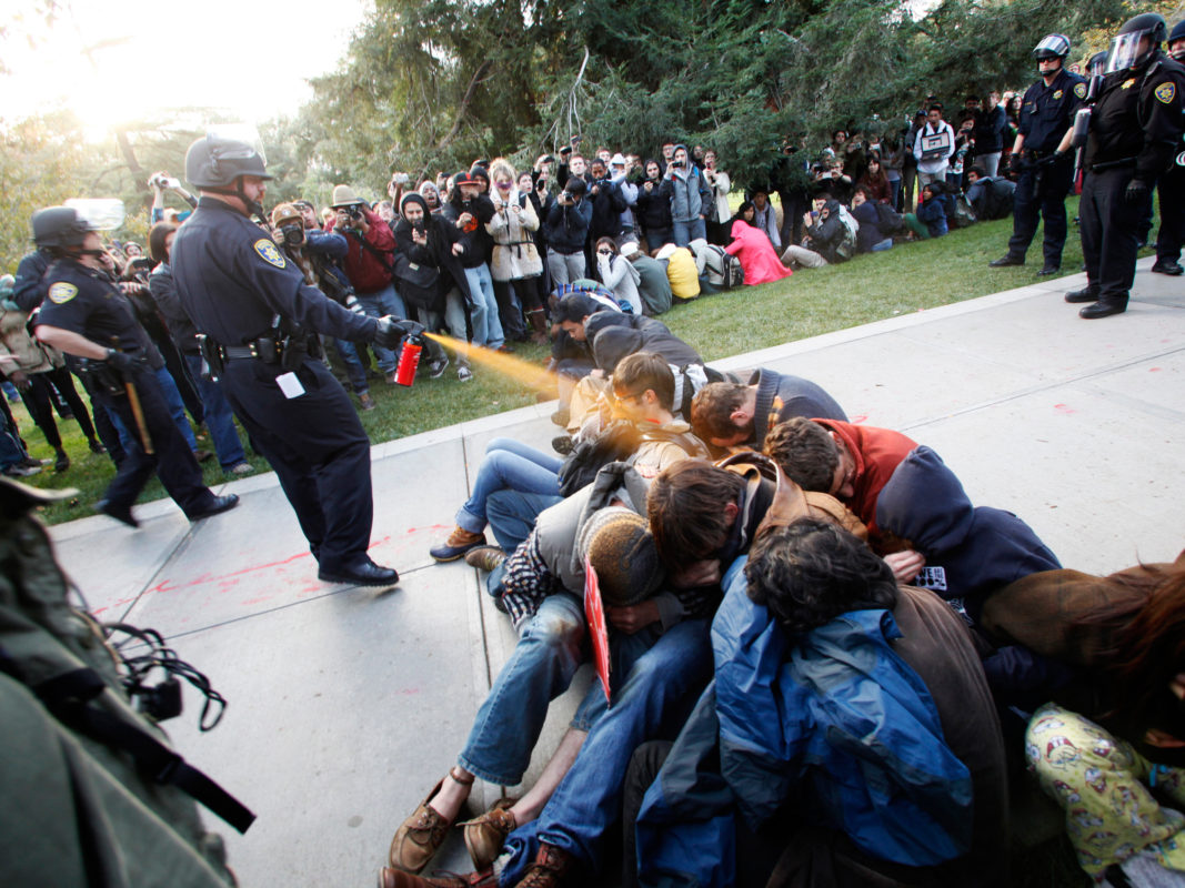 acab UC DAVIS Police Pepper Spray Evil